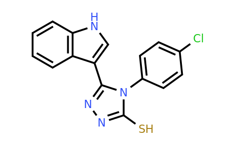379726-42-8 | 4-(4-Chlorophenyl)-5-(1H-indol-3-yl)-4H-1,2,4-triazole-3-thiol