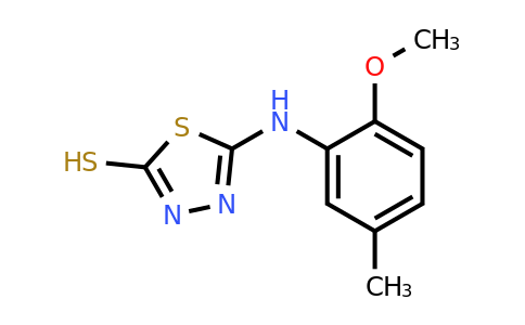 379728-86-6 | 5-[(2-methoxy-5-methylphenyl)amino]-1,3,4-thiadiazole-2-thiol