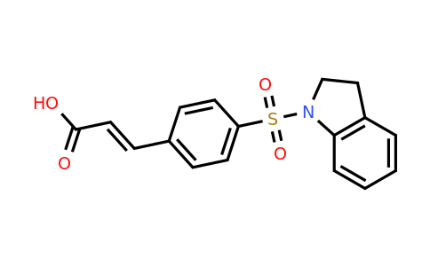 379729-42-7 | 3-(4-(Indolin-1-ylsulfonyl)phenyl)acrylic acid