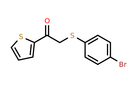 380169-17-5 | 2-((4-Bromophenyl)thio)-1-(thiophen-2-yl)ethan-1-one
