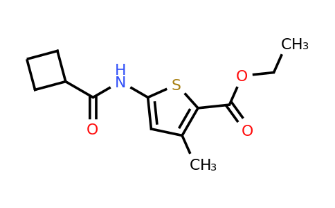 380180-61-0 | Ethyl 5-(cyclobutanecarboxamido)-3-methylthiophene-2-carboxylate