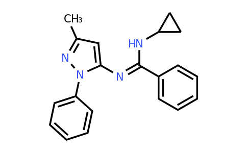 380420-21-3 | n-Cyclopropyl-n'-(3-methyl-1-phenyl-1h-pyrazol-5-yl)benzimidamide