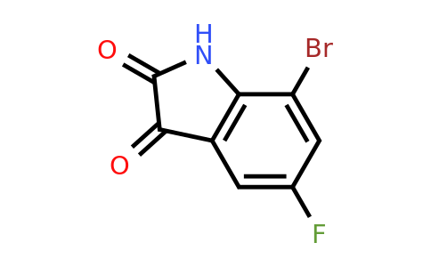 380431-78-7 | 7-Bromo-5-fluoroindoline-2,3-dione