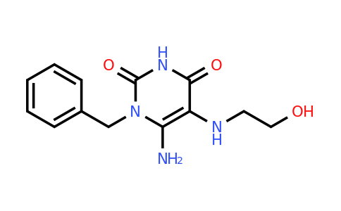 380433-19-2 | 6-Amino-1-benzyl-5-[(2-hydroxyethyl)amino]-1,2,3,4-tetrahydropyrimidine-2,4-dione
