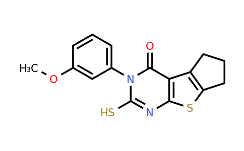 380436-97-5 | 1,2,3,5,6,7-Hexahydro-3-(3-methoxyphenyl)-2-thioxo-4H-cyclopenta[4,5]thieno[2,3-d]pyrimidin-4-one