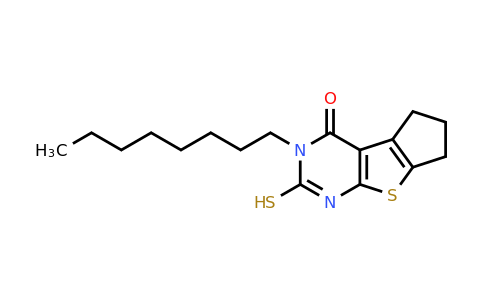 380436-99-7 | 1,2,3,5,6,7-Hexahydro-3-octyl-2-thioxo-4H-cyclopenta[4,5]thieno[2,3-d]pyrimidin-4-one
