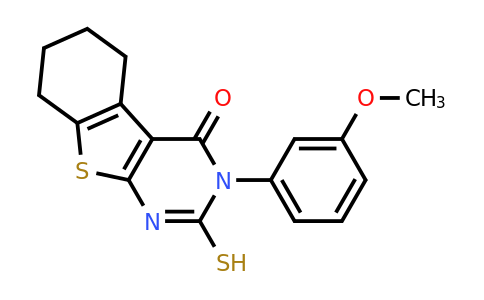 380437-04-7 | 2-Mercapto-3-(3-methoxyphenyl)-5,6,7,8-tetrahydrobenzo[4,5]thieno[2,3-d]pyrimidin-4(3h)-one