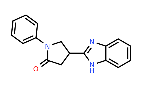 4-(1H-Benzoimidazol-2-yl)-1-phenyl-pyrrolidin-2-one