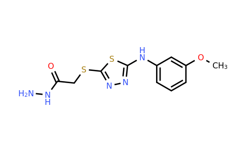 380573-92-2 | 2-({5-[(3-methoxyphenyl)amino]-1,3,4-thiadiazol-2-yl}sulfanyl)acetohydrazide