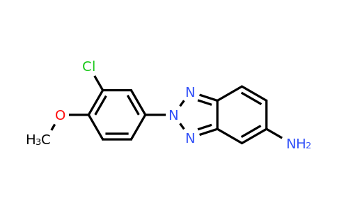 380584-27-0 | 2-(3-Chloro-4-methoxyphenyl)-2H-benzo[d][1,2,3]triazol-5-amine