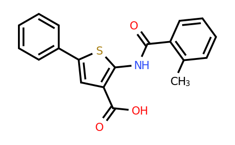 380646-25-3 | 2-(2-Methylbenzamido)-5-phenylthiophene-3-carboxylic acid