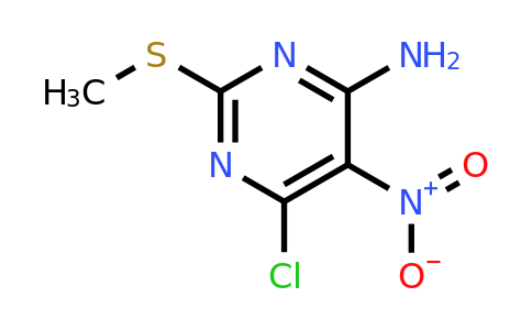 38136-96-8 | 6-Chloro-2-(methylthio)-5-nitropyrimidin-4-amine