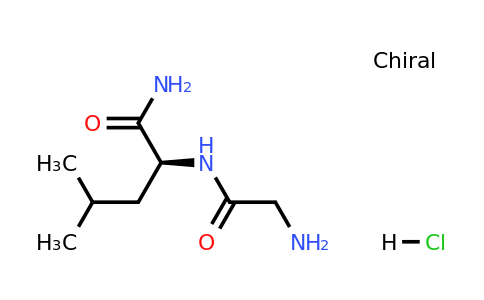 (S)-2-(2-Aminoacetamido)-4-methylpentanamide hydrochloride