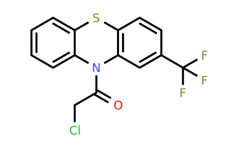 38221-55-5 | 2-Chloro-1-(2-(trifluoromethyl)-10H-phenothiazin-10-yl)ethan-1-one