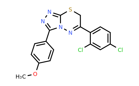 382596-01-2 | 6-(2,4-Dichlorophenyl)-3-(4-methoxyphenyl)-7H-[1,2,4]triazolo[3,4-b][1,3,4]thiadiazine