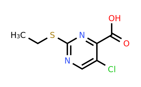 382610-58-4 | 5-Chloro-2-(ethylthio)pyrimidine-4-carboxylic acid