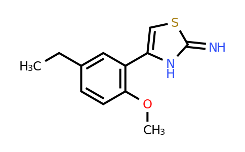 383132-58-9 | 4-(5-Ethyl-2-methoxyphenyl)thiazol-2(3h)-imine