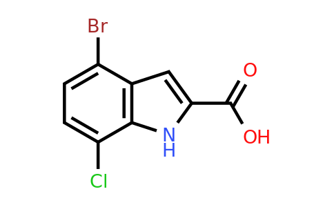 4-Bromo-7-chloro-1h-indole-2-carboxylic acid