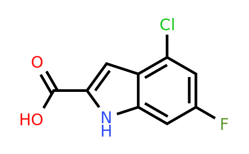 383133-62-8 | 4-Chloro-6-fluoro-1h-indole-2-carboxylic acid