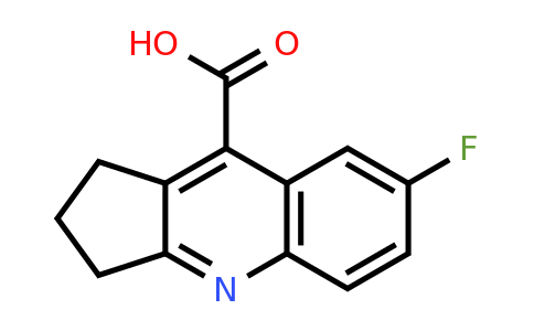 3833-84-9 | 7-Fluoro-2,3-dihydro-1H-cyclopenta[b]quinoline-9-carboxylic acid