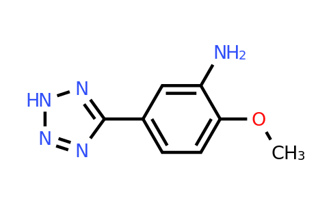 383870-78-8 | 2-Methoxy-5-(2H-tetrazol-5-yl)aniline