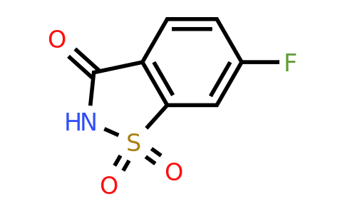 384-45-2 | 6-Fluorobenzo[d]isothiazol-3(2H)-one 1,1-dioxide