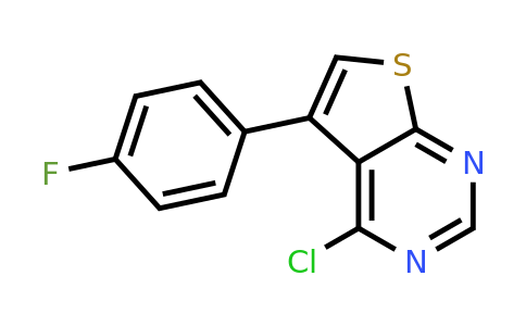 384351-45-5 | 4-Chloro-5-(4-fluorophenyl)thieno[2,3-d]pyrimidine