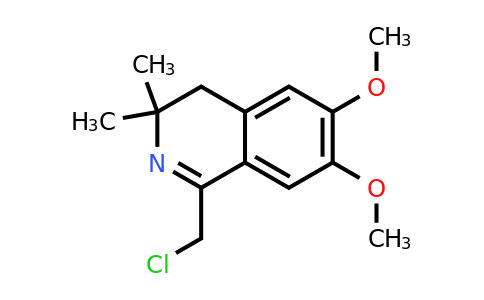 384357-13-5 | 1-(Chloromethyl)-6,7-dimethoxy-3,3-dimethyl-3,4-dihydroisoquinoline