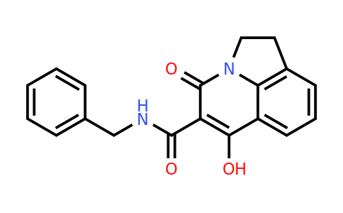 384362-64-5 | N-benzyl-6-hydroxy-4-oxo-1,2-dihydro-4H-pyrrolo[3,2,1-ij]quinoline-5-carboxamide
