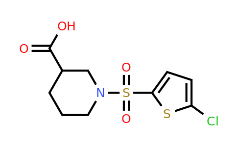 384847-77-2 | 1-[(5-Chloro-2-thienyl)sulfonyl]piperidine-3-carboxylic acid