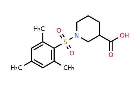 1-(Mesitylsulfonyl)piperidine-3-carboxylic acid