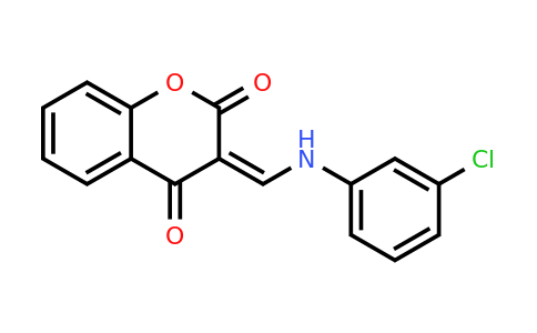 385786-10-7 | (Z)-3-(((3-chlorophenyl)amino)methylene)chromane-2,4-dione