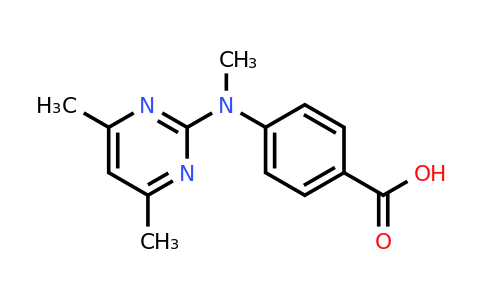 387350-50-7 | 4-((4,6-Dimethylpyrimidin-2-yl)(methyl)amino)benzoic acid