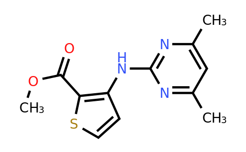 388565-75-1 | Methyl 3-((4,6-dimethylpyrimidin-2-yl)amino)thiophene-2-carboxylate