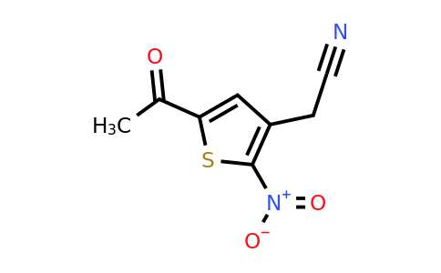 389138-34-5 | 2-(5-Acetyl-2-nitrothiophen-3-yl)acetonitrile