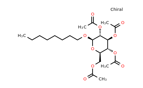 (2R,3R,4S,5R,6R)-2-(Acetoxymethyl)-6-(octyloxy)tetrahydro-2H-pyran-3,4,5-triyl triacetate