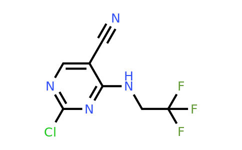 389606-51-3 | 2-Chloro-4-[(2,2,2-trifluoroethyl)amino]pyrimidine-5-carbonitrile