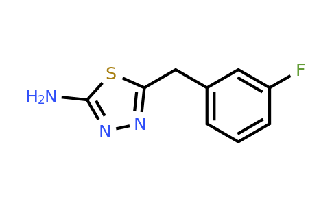 39181-54-9 | 5-[(3-fluorophenyl)methyl]-1,3,4-thiadiazol-2-amine