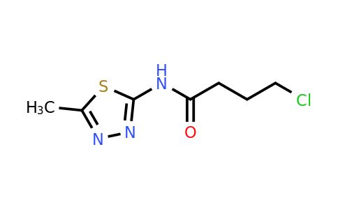 392244-44-9 | 4-Chloro-N-(5-methyl-1,3,4-thiadiazol-2-yl)butanamide