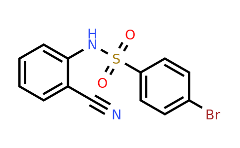 4-Bromo-n-(2-cyanophenyl)benzene-1-sulfonamide
