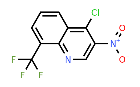 39487-89-3 | 4-Chloro-3-nitro-8-(trifluoromethyl)quinoline