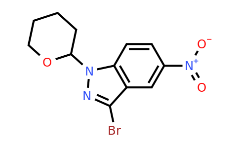 395099-73-7 | 3-Bromo-5-nitro-1-(oxan-2-yl)-1H-indazole
