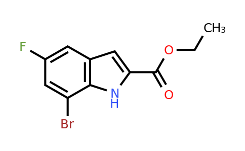 396076-60-1 | Ethyl 7-bromo-5-fluoro-1H-indole-2-carboxylate