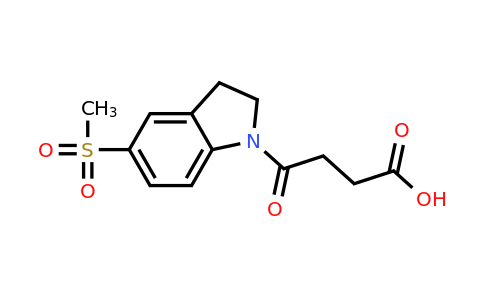 396105-96-7 | 4-(5-(Methylsulfonyl)indolin-1-yl)-4-oxobutanoic acid