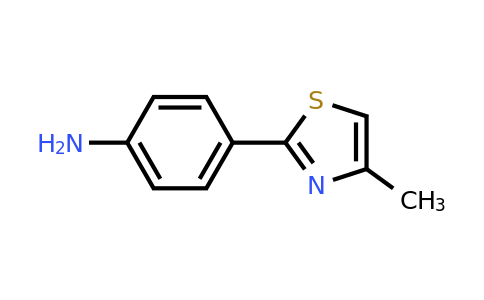 39719-92-1 | 4-(4-Methyl-1,3-thiazol-2-yl)aniline