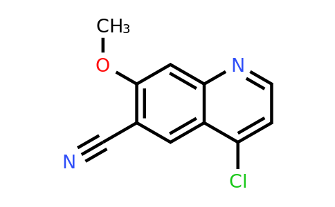 398487-31-5 | 4-Chloro-7-methoxyquinoline-6-carbonitrile