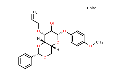 4-Methoxyphenyl 3-O-Allyl-4,6-O-benzylidene-β-D-galactopyranoside
