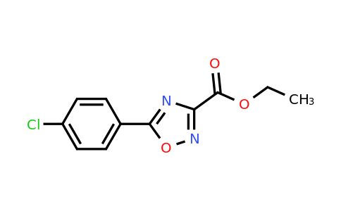 40019-35-0 | Ethyl 5-(4-chlorophenyl)-1,2,4-oxadiazole-3-carboxylate