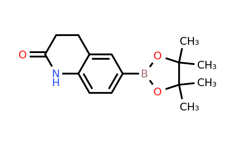 400620-72-6 | 6-(4,4,5,5-Tetramethyl-1,3,2-dioxaborolan-2-yl)-3,4-dihydroquinolin-2(1H)-one