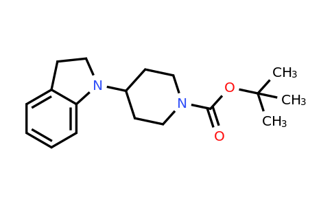 400828-91-3 | tert-Butyl 4-(2,3-dihydro-1H-indol-1-yl)piperidine-1-carboxylate